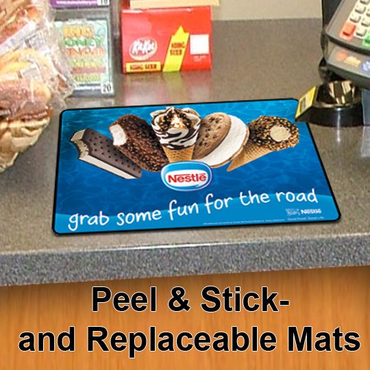 Peel & Stick Ultra Thin Counter Mats