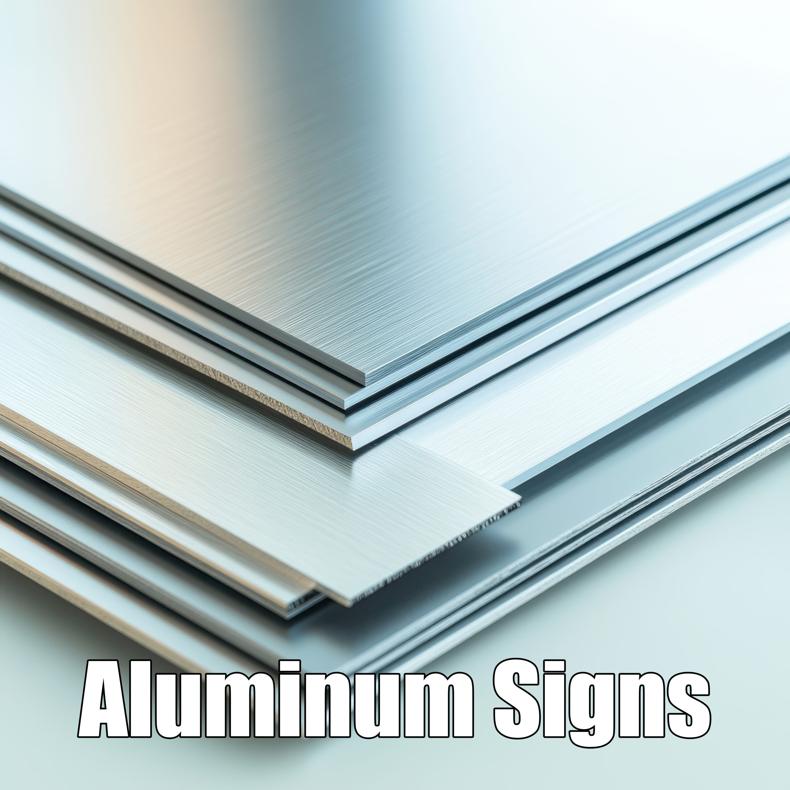 aluminum signs copy